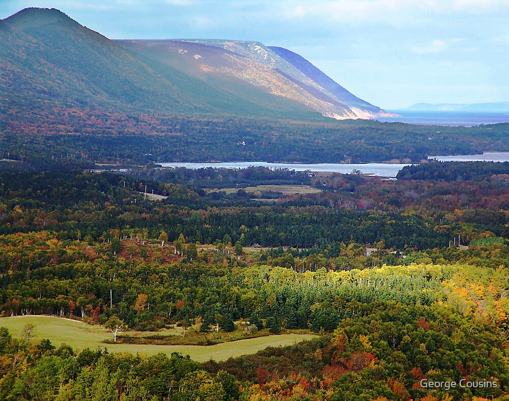 Sunrise Valley with Aspy Bay in the distance
